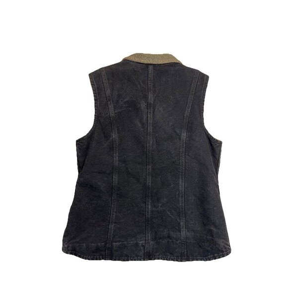 Carhartt Sherpa Lined Relaxed Fit Medium Duck Washed Vest TX A&M Logo Outdoor - Picture 2 of 8